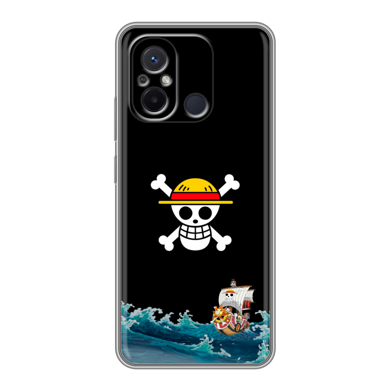 Силиконовый чехол на Xiaomi RedMi 12C с принтом One Piece Ван Пис Силиконовый чехол на Xiaomi RedMi 12C с принтом One Piece Ван Пис