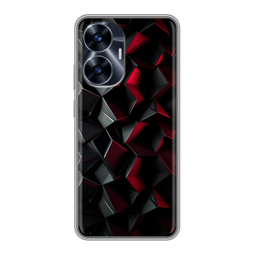 Силиконовый чехол на Realme C55 с принтом Абстракция Силиконовый чехол на Realme C55 с принтом Абстракция