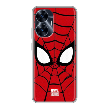 Силиконовый чехол на Realme C55 с принтом человек паук spiderman Силиконовый чехол на Realme C55 с принтом человек паук spiderman