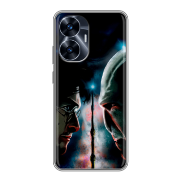 Силиконовый чехол на Realme C55 с принтом Гарри Поттер Harry Potter Силиконовый чехол на Realme C55 с принтом Гарри Поттер Harry Potter