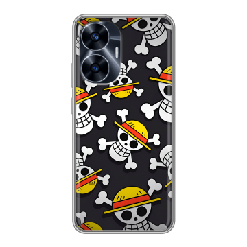 Силиконовый чехол на Realme C55 с принтом One Piece Ван Пис Силиконовый чехол на Realme C55 с принтом One Piece Ван Пис