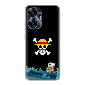 Силиконовый чехол на Realme C55 с принтом One Piece Ван Пис Силиконовый чехол на Realme C55 с принтом One Piece Ван Пис
