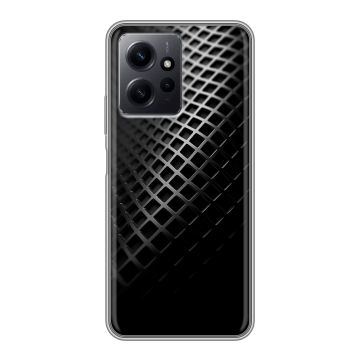 Силиконовый чехол на Xiaomi RedMi Note 12 с принтом Текстура металла