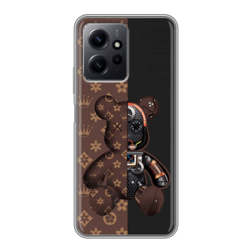 Силиконовый чехол на Xiaomi RedMi Note 12 с принтом Луи робот Силиконовый чехол на Xiaomi RedMi Note 12 с принтом Луи робот
