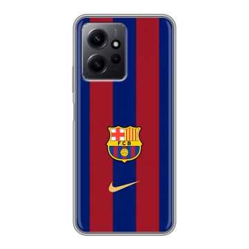 Силиконовый чехол на Xiaomi RedMi Note 12 с принтом Барселона Barcelona
