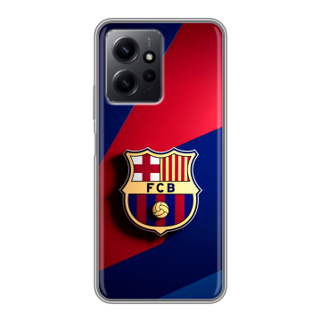 Силиконовый чехол на Xiaomi RedMi Note 12 с принтом Барселона Barcelona