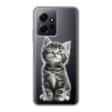 Силиконовый чехол на Xiaomi RedMi Note 12 с принтом Котенок Силиконовый чехол на Xiaomi RedMi Note 12 с принтом Котенок
