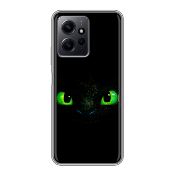 Силиконовый чехол на Xiaomi RedMi Note 12 с принтом Как приручить дракона Силиконовый чехол на Xiaomi RedMi Note 12 с принтом Как приручить дракона