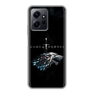 Силиконовый чехол на Xiaomi RedMi Note 12 с принтом Игра Престолов Game Thrones Силиконовый чехол на Xiaomi RedMi Note 12 с принтом Игра Престолов Game Thrones
