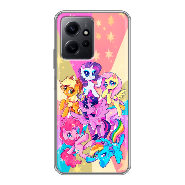 Силиконовый чехол на Xiaomi RedMi Note 12 с принтом My little pony Дружба чудо Силиконовый чехол на Xiaomi RedMi Note 12 с принтом My little pony Дружба чудо