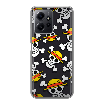 Силиконовый чехол на Xiaomi RedMi Note 12 с принтом One Piece Ван Пис Силиконовый чехол на Xiaomi RedMi Note 12 с принтом One Piece Ван Пис