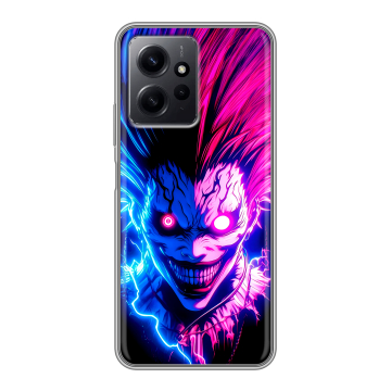 Силиконовый чехол на Xiaomi RedMi Note 12 с принтом Death note Тетрадь смерти Силиконовый чехол на Xiaomi RedMi Note 12 с принтом Death note Тетрадь смерти