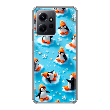 Силиконовый чехол на Xiaomi RedMi Note 12 с принтом Новый год Силиконовый чехол на Xiaomi RedMi Note 12 с принтом Новый год