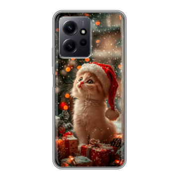 Силиконовый чехол на Xiaomi RedMi Note 12 с принтом Новый год Силиконовый чехол на Xiaomi RedMi Note 12 с принтом Новый год