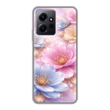 Силиконовый чехол на Xiaomi RedMi Note 12 с принтом женский Силиконовый чехол на Xiaomi RedMi Note 12 с принтом женский