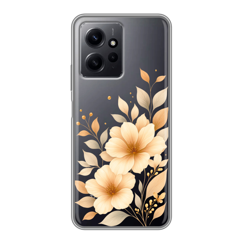 Силиконовый чехол на Xiaomi RedMi Note 12 с принтом для девушки Силиконовый чехол на Xiaomi RedMi Note 12 с принтом для девушки