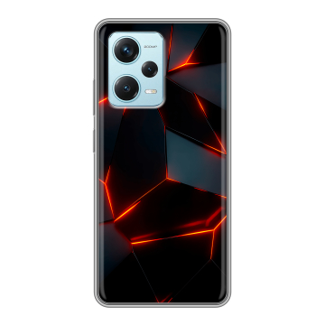Силиконовый чехол на Xiaomi RedMi Note 12 Pro Plus с принтом Яркие абстракции Силиконовый чехол на Xiaomi RedMi Note 12 Pro Plus с принтом Яркие абстракции