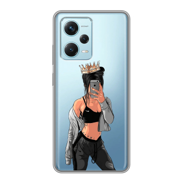 Силиконовый чехол на Xiaomi RedMi Note 12 Pro Plus с принтом Женские принты Силиконовый чехол на Xiaomi RedMi Note 12 Pro Plus с принтом Женские принты