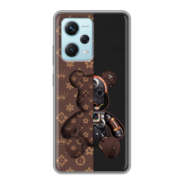 Силиконовый чехол на Xiaomi RedMi Note 12 Pro Plus с принтом Луи робот Силиконовый чехол на Xiaomi RedMi Note 12 Pro Plus с принтом Луи робот