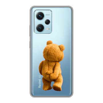 Силиконовый чехол на Xiaomi RedMi Note 12 Pro Plus с принтом Медведь Силиконовый чехол на Xiaomi RedMi Note 12 Pro Plus с принтом Медведь