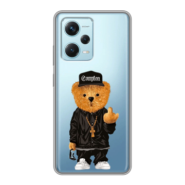 Силиконовый чехол на Xiaomi RedMi Note 12 Pro Plus с принтом Плюшевый медведь Силиконовый чехол на Xiaomi RedMi Note 12 Pro Plus с принтом Плюшевый медведь
