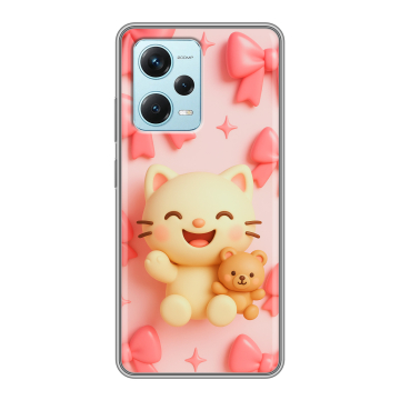 Силиконовый чехол на Xiaomi RedMi Note 12 Pro Plus с принтом для девочек Силиконовый чехол на Xiaomi RedMi Note 12 Pro Plus с принтом для девочек