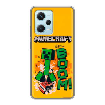 Силиконовый чехол на Xiaomi RedMi Note 12 Pro Plus с принтом Майнкрафт Minecraft Силиконовый чехол на Xiaomi RedMi Note 12 Pro Plus с принтом Майнкрафт Minecraft