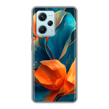 Силиконовый чехол на Xiaomi RedMi Note 12 Pro Plus с принтом Цветы Силиконовый чехол на Xiaomi RedMi Note 12 Pro Plus с принтом Цветы