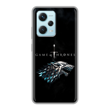Силиконовый чехол на Xiaomi RedMi Note 12 Pro Plus с принтом Игра Престолов Game Thrones Силиконовый чехол на Xiaomi RedMi Note 12 Pro Plus с принтом Игра Престолов Game Thrones