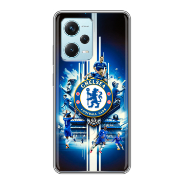 Силиконовый чехол на Xiaomi RedMi Note 12 Pro Plus с принтом Chelsea Челси