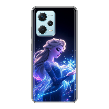 Силиконовый чехол на Xiaomi RedMi Note 12 Pro Plus с принтом Холодное сердце Frozen Силиконовый чехол на Xiaomi RedMi Note 12 Pro Plus с принтом Холодное сердце Frozen