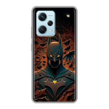 Силиконовый чехол на Xiaomi RedMi Note 12 Pro Plus с принтом Batman Бэтмен