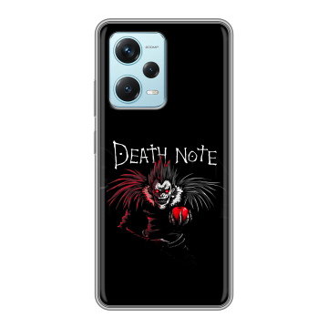 Силиконовый чехол на Xiaomi RedMi Note 12 Pro Plus с принтом Death note Тетрадь смерти Силиконовый чехол на Xiaomi RedMi Note 12 Pro Plus с принтом Death note Тетрадь смерти