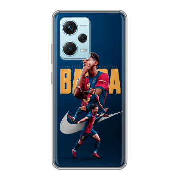 Силиконовый чехол на Xiaomi RedMi Note 12 Pro Plus с принтом Барселона Barca Yamal Силиконовый чехол на Xiaomi RedMi Note 12 Pro Plus с принтом Барселона Barca Yamal
