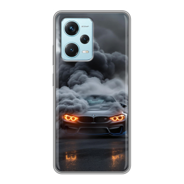 Силиконовый чехол на Xiaomi RedMi Note 12 Pro Plus с принтом BMW БМВ Силиконовый чехол на Xiaomi RedMi Note 12 Pro Plus с принтом BMW БМВ