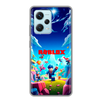 Силиконовый чехол на Xiaomi RedMi Note 12 Pro Plus с принтом Roblox Роблокс Силиконовый чехол на Xiaomi RedMi Note 12 Pro Plus с принтом Roblox Роблокс