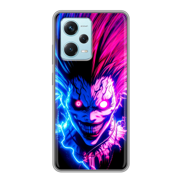 Силиконовый чехол на Xiaomi RedMi Note 12 Pro Plus с принтом Death note Тетрадь смерти