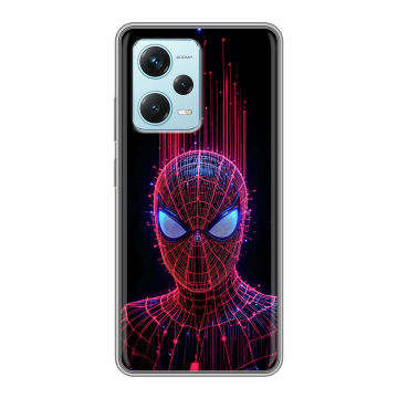Силиконовый чехол на Xiaomi RedMi Note 12 Pro Plus с принтом Spiderman Человек паук Силиконовый чехол на Xiaomi RedMi Note 12 Pro Plus с принтом Spiderman Человек паук