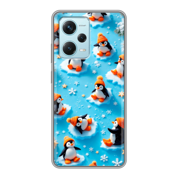 Силиконовый чехол на Xiaomi RedMi Note 12 Pro Plus с принтом Новый год