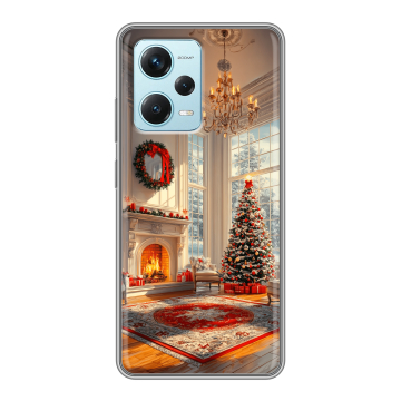 Силиконовый чехол на Xiaomi RedMi Note 12 Pro Plus с принтом Новый год