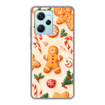 Силиконовый чехол на Xiaomi RedMi Note 12 Pro Plus с принтом Новый год