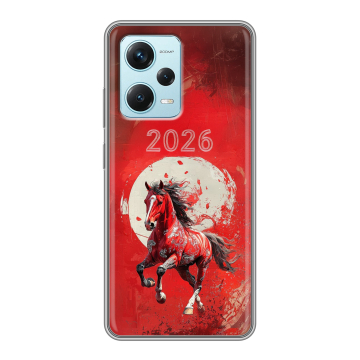 Силиконовый чехол на Xiaomi RedMi Note 12 Pro Plus с принтом Новый год