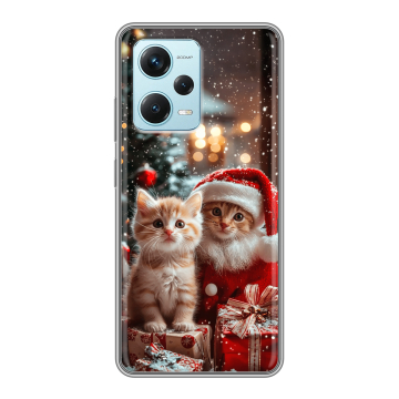 Силиконовый чехол на Xiaomi RedMi Note 12 Pro Plus с принтом Новый год