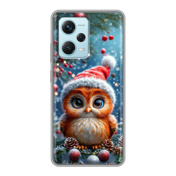 Силиконовый чехол на Xiaomi RedMi Note 12 Pro Plus с принтом Новый год