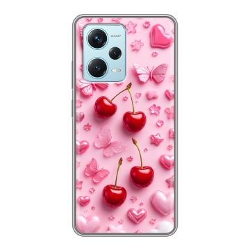 Силиконовый чехол на Xiaomi RedMi Note 12 Pro Plus с принтом для девочек Силиконовый чехол на Xiaomi RedMi Note 12 Pro Plus с принтом для девочек