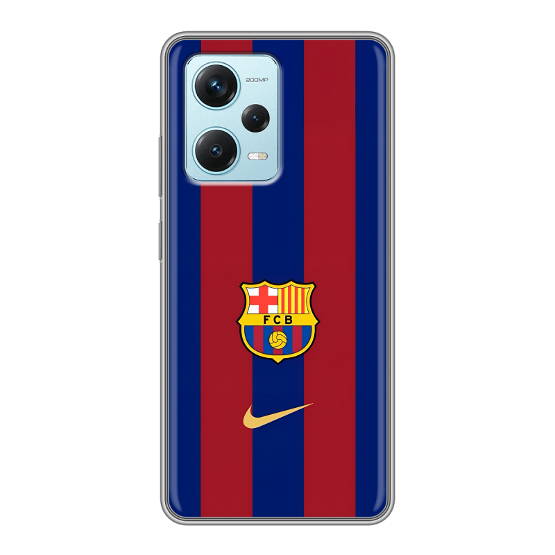 Силиконовый противоударный чехол на Xiaomi RedMi Note 12 Pro Plus с принтом Барселона Barcelona Силиконовый противоударный чехол на Xiaomi RedMi Note 12 Pro Plus с принтом Барселона Barcelona