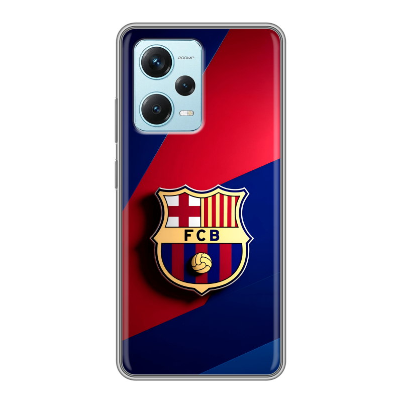 Силиконовый противоударный чехол на Xiaomi RedMi Note 12 Pro Plus с принтом Барселона Barcelona Силиконовый противоударный чехол на Xiaomi RedMi Note 12 Pro Plus с принтом Барселона Barcelona