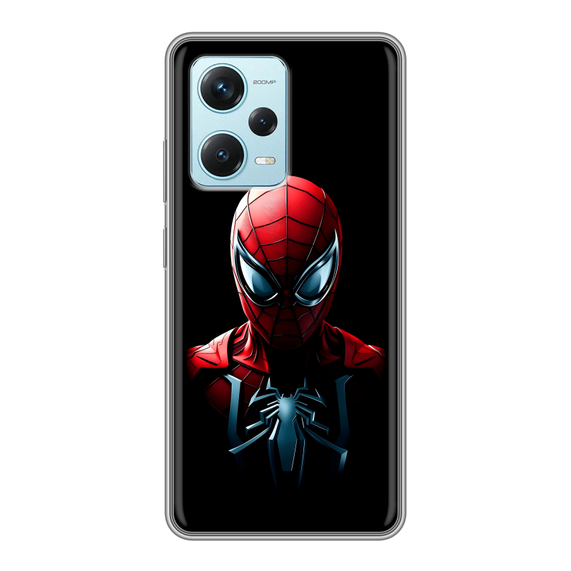 Силиконовый чехол на Xiaomi RedMi Note 12 Pro Plus с принтом Spiderman Человек паук Силиконовый чехол на Xiaomi RedMi Note 12 Pro Plus с принтом Spiderman Человек паук