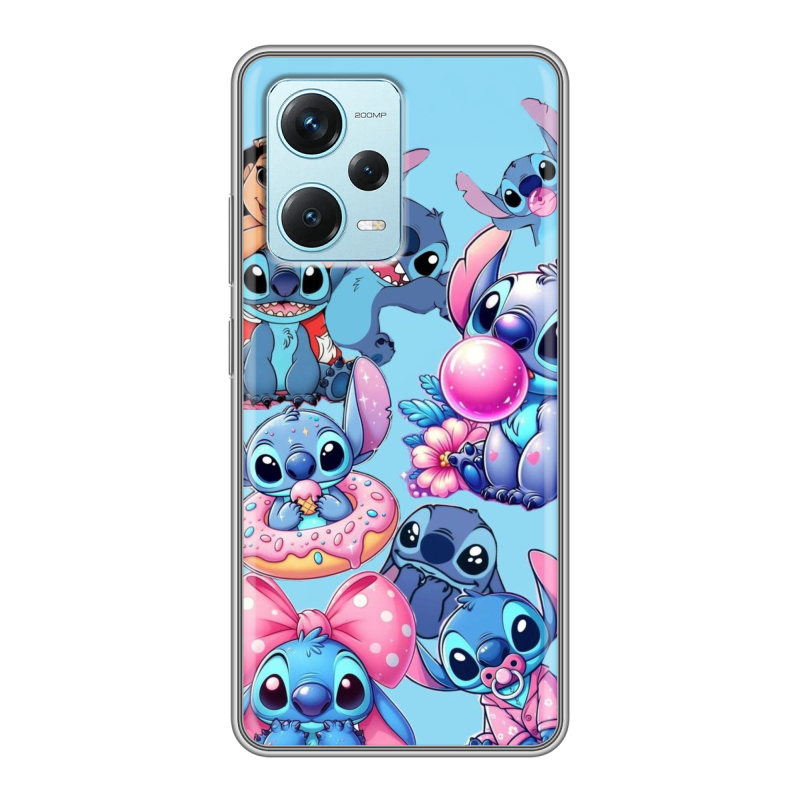 Силиконовый чехол на Xiaomi RedMi Note 12 Pro Plus с принтом Лило и Стич Силиконовый чехол на Xiaomi RedMi Note 12 Pro Plus с принтом Лило и Стич