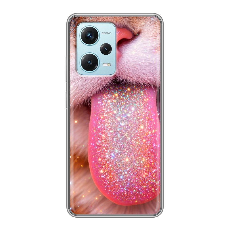 Силиконовый противоударный чехол на Xiaomi RedMi Note 12 Pro Plus с принтом для девочек Силиконовый противоударный чехол на Xiaomi RedMi Note 12 Pro Plus с принтом для девочек